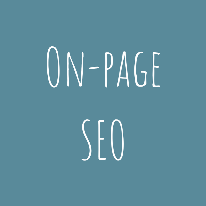 On-page SEO - My Own Marketing Team