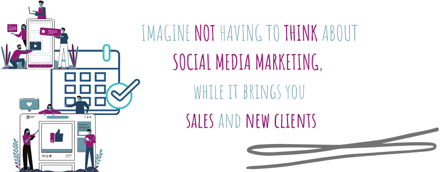 Imagine not  having to THINK about  SOCIAL MEDIA Marketing  while it brings you  sales and new clients - Write in Danderyd
